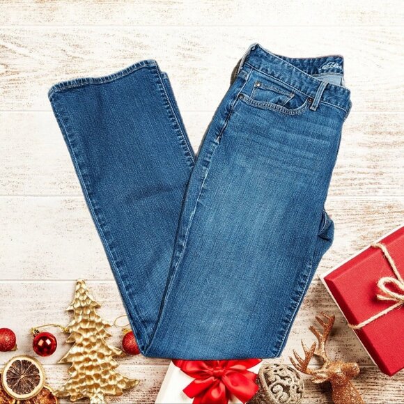 Eddie Bauer Denim - Eddie Bauer Slightly Curvy Bootcut Jeans Blue Size 8